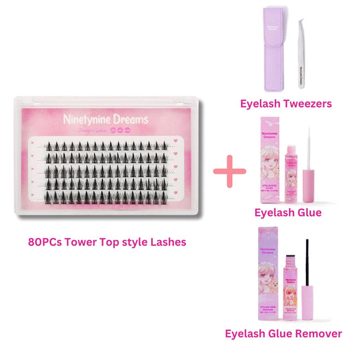 80PCs Tower Top Style Lashes