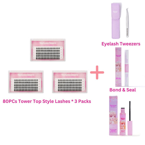 80PCs Tower Top Style Lashes